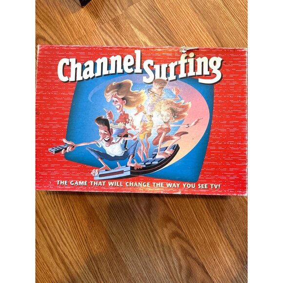 Channel Surfing Board Game By Milton Bradley Ages 12+ Complete Set family night - Picture 1 of 8
